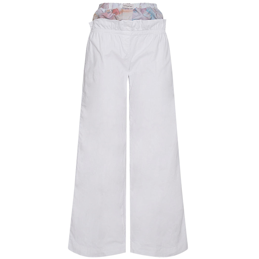 Gut Feeling pants in white